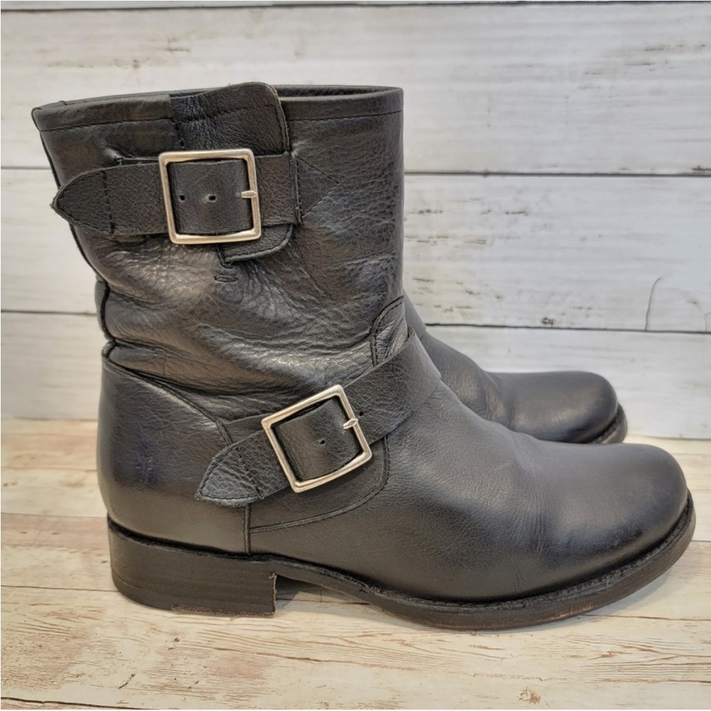 Frye Vicky Engineer Moto Boot Size 8
